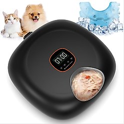 Sharper Image NovaFeeder Smart 6-Meal Automatic Dog Feeder, 3-cup, Black