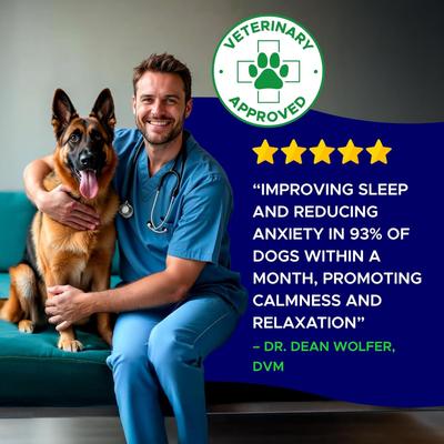 Show full view: GoodGrowlies Calming Melatonin Sleep Aid & Anxiety Relief Supplement Chews for Dogs, 120 count slide 9 of 10