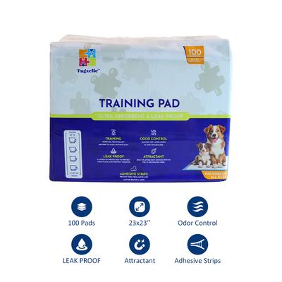 Show full view: Tugzelle Dog Training Pads, 23 x 23-In, 100 count, Fresh Scent slide 8 of 10