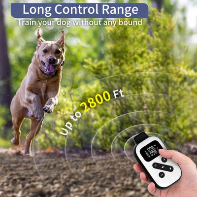Show full view: PetJoy Automatic Electric Shock Waterproof & Anti-Bark Adjustable Rechargeable Remote Dog Training Collar, 3 count slide 5 of 10