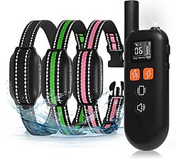 PetJoy IPX7 Waterproof Rechargeable Dog Remote Training Collar, 3 count slide 1 of 9