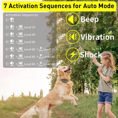 Show full view: PetJoy IPX7 Waterproof Auto Bark & Anti-Bark Rechargeable Remote Dog Training Collar, 3 count slide 9 of 9