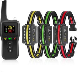 PetJoy IPX7 Waterproof Auto Bark & Anti-Bark Rechargeable Remote Dog Training Collar, 3 count slide 1 of 9