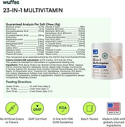 Wuffes 23-in-1 Multivitamin + Hip & Joint Supplement for Small & Medium Breed Dogs, 90 count slide 2 of 7