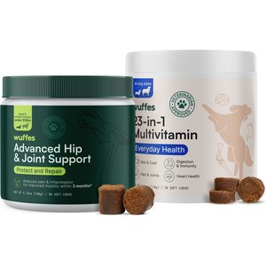 Wuffes 23-in-1 Multivitamin + Hip & Joint Supplement for Small & Medium Breed Dogs, 90 count