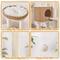 Show in main carousel: Yaheetech 36-in Rattan Cat Tree, Beige slide 4 of 7