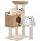 Show in main carousel: Yaheetech 36-in Rattan Cat Tree, Beige slide 2 of 7