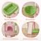 Show in main carousel: Yaheetech Cactus 42-in Plush Cat Tree, Pink/Green slide 4 of 8