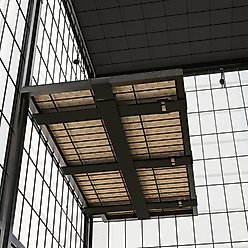 PawHut Weld Wire Catio Outdoor/Indoor Cat Enclosure with Hammock, Black slide 2 of 9