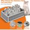 Show in main carousel: LovMor Stainless Steel High Sided Cat Litter Box with Cover slide 7 of 8