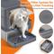 Show in main carousel: LovMor Stainless Steel High Sided Cat Litter Box with Cover slide 4 of 8