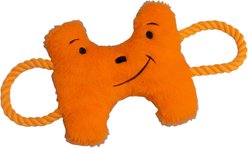Tugzelle Pawzzle Pull Plush Dog Toy, Orange