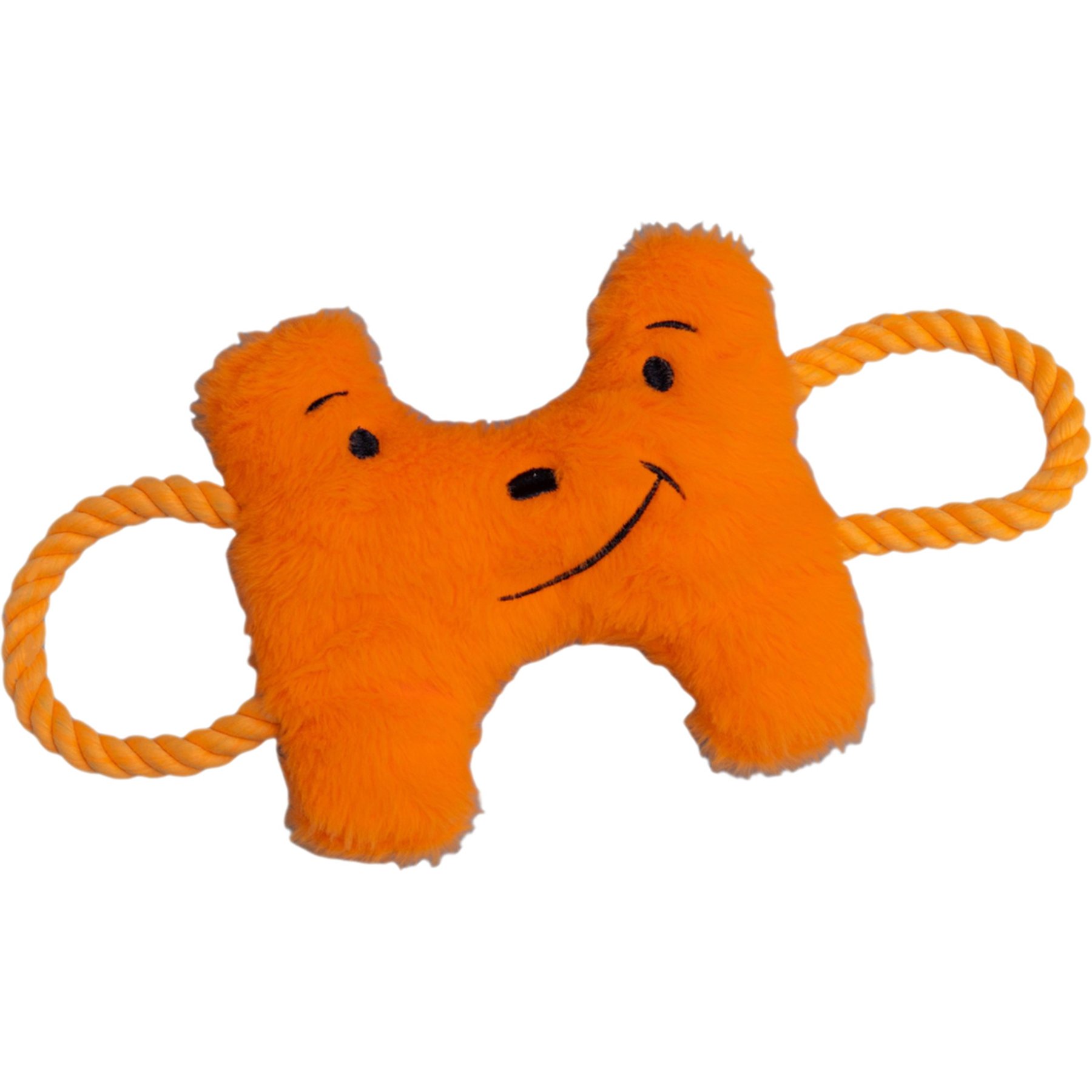 Tugzelle Pawzzle Pull Plush Dog Toy, Orange