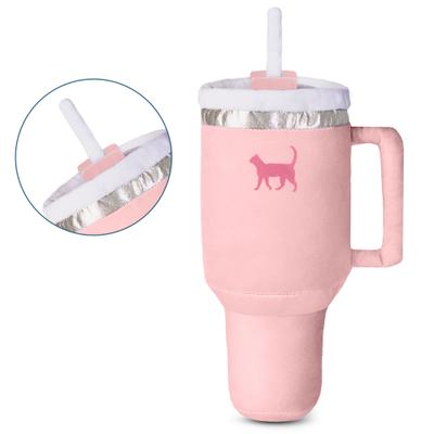 Show full view: PUPROAR Kitty Cup Tumbler Catnip Cat Toy, Pink Peach Dust slide 8 of 9