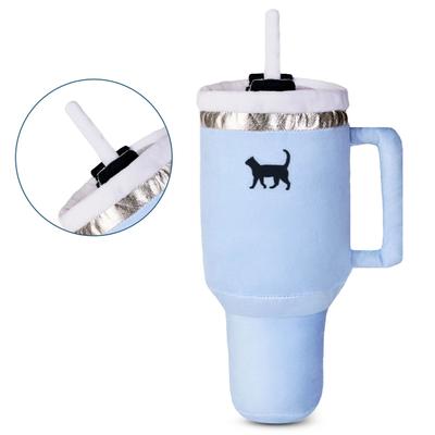 Show full view: PUPROAR Kitty Cup Tumbler Catnip Cat Toy, Chambray Blue slide 8 of 8