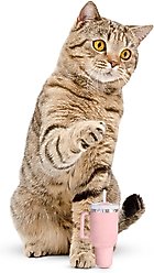PUPROAR Kitty Cup Tumbler Catnip Cat Toy, Pink Peach Dust