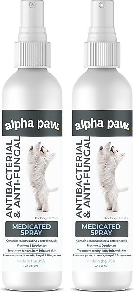 Alpha Paw Antibacterial & Antifungal Medicated Dog & Cat Spray