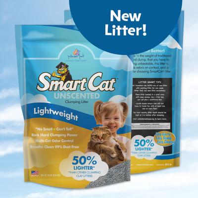Show full view: SmartCat Lightweight Clumping Cat Litter, 18-lb bag slide 4 of 10