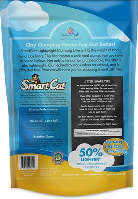 Show full view: SmartCat Lightweight Clumping Cat Litter, 9-lb bag slide 3 of 10