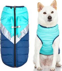 Gooby Mountaineer Dog Jacket, Mint, Large