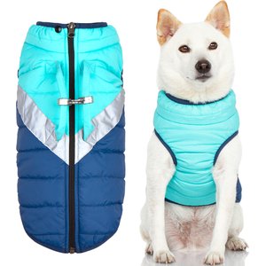 Gooby Mountaineer Dog Jacket, Mint, Medium