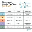 Show in main carousel: Gooby Two-Tone Fleece Dog Vest Hoodie, Blue, Medium slide 3 of 4