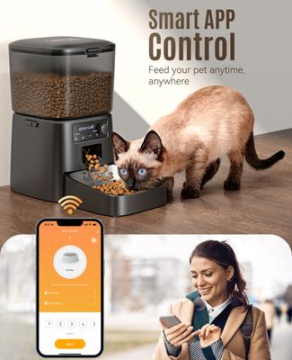 Show full view: OneIsAll PFD-001 Pro Wifi Automatic Cat Feeder, medium slide 2 of 10