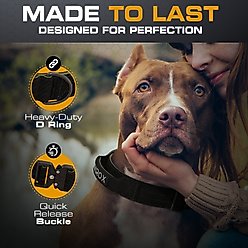 INVIROX K9 Extreme Series Heavy-Duty Tactical Dog Collar, Black, Large slide 2 of 4