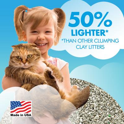 Show full view: SmartCat Lightweight Unscented Clumping Clay Cat Litter, 10-lb jug slide 6 of 12