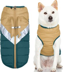 Gooby Mountaineer Dog Jacket, Sand, Large slide 1 of 5