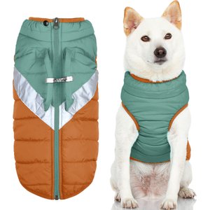 Gooby Mountaineer Dog Jacket, Jade, Small