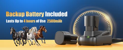 Show full view: OneIsAll 2601 Cordless Detachable Stainless Steel Blade Horse Clipper, Blue slide 8 of 11