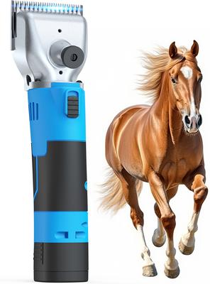 Show full view: OneIsAll 2601 Cordless Detachable Stainless Steel Blade Horse Clipper, Blue slide 2 of 11