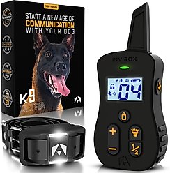 INVIROX Ultra K9 Waterproof Large Breed Dog Training Collar, Black, 1 count