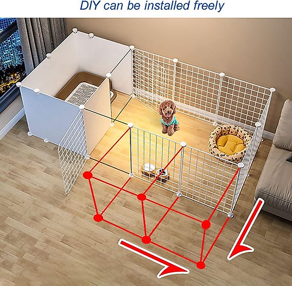 NonoPets Metal Dog Pen with Door