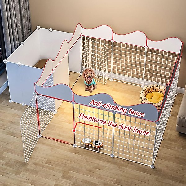 NonoPets Metal Dog Pen with Door