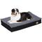Show in main carousel: BingoPaw Pillow Dog Bed with Removable Cover, Black, Large slide 5 of 10