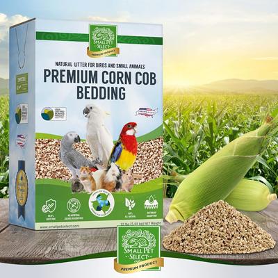 Show full view: Small Pet Select 100% Natural Corn Cob Bedding for Small Pets, 12-lb box slide 5 of 6