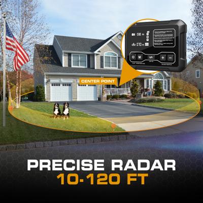 Show full view: INVIROX Radar Wireless Fence Dog Collar, Black, 2 count slide 2 of 4