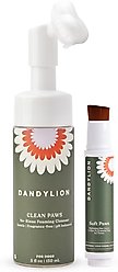 Dandylion Clean Paws Dog Foaming Cleanser, 5-oz bottle + Soft Paws Hydrating Dog Paw Lotion Cream, 0.6-fl oz bottle