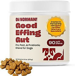 OH NORMAN Good Effing Gut Digestive Support Supplement for Dogs, 90 count