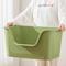 Show in main carousel: TSCOMON Open Top High Side Low Entry Clumping Cat Litter Box, Green, XX-Large: 31-in slide 3 of 6