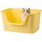 Show in main carousel: TSCOMON Open Top High Side Low Entry Clumping Cat Litter Box, Yellow, XX-Large: 31-in slide 1 of 7
