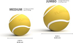 Playology Apple Cider Scented Squeaky Chew Ball Dog Toy, Jumbo slide 2 of 3