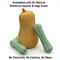 Show in main carousel: Playology Butternut Squash Scented Squeaky Chew Stick Dog Toy, Medium slide 2 of 3