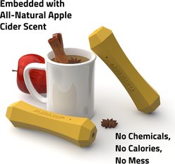 Playology Christmas Apple Cider Scented Squeaky Chew Stick Dog Toy, Jumbo slide 2 of 3