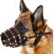Show in main carousel: CollarDirect German Shepherd Leather Dog Muzzle, Chestnut Brown, Large slide 1 of 7
