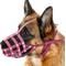 Show in main carousel: CollarDirect German Shepherd Leather Dog Muzzle, Pink, Large slide 1 of 7