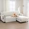 Show in main carousel: H. VERSAILTEX Waterproof Dog Sofa Slipcover, Beige, Right Chaise + 2 Seats slide 1 of 10