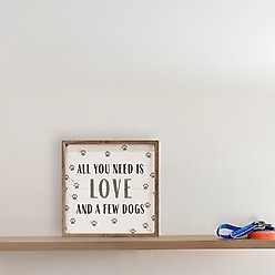 Kendrick All You Need is Love & Dogs Wall Décor, 4 x 4-in slide 2 of 3